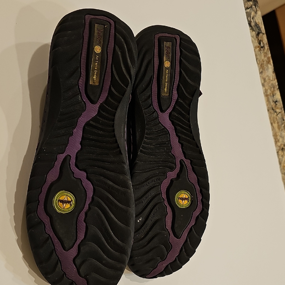 Jambu Black and Purple Mary Jane Flats Size 8M Women's - Picture 8 of 9